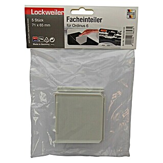Lockweiler Scheidingsschot Ordinus Separator 6 (Grootte: 6, l x h: 71 x 65 mm)