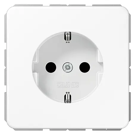 Jung CD 500 Steckdose CD5120BF für Klappdeckel