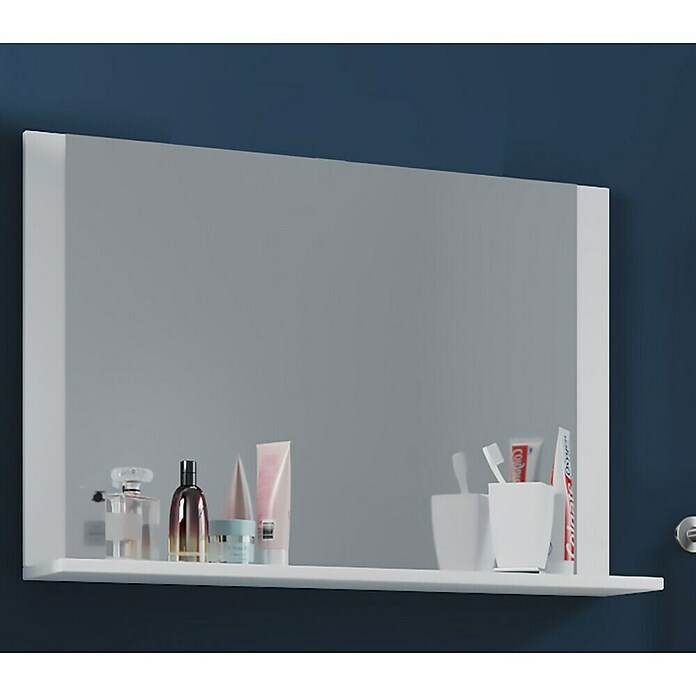 VCM Lendas Ablagespiegel (80 x 17 x 55 cm, Weiß) | BAUHAUS