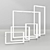 Noblewood Pur Iternal Wandkonsole (550 x 60 x 322 mm, Weiß, 2 Stk.)
