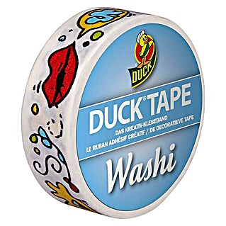 Duck Tape Kreativklebeband Washi (Pop Art, 10 m x 15 mm)