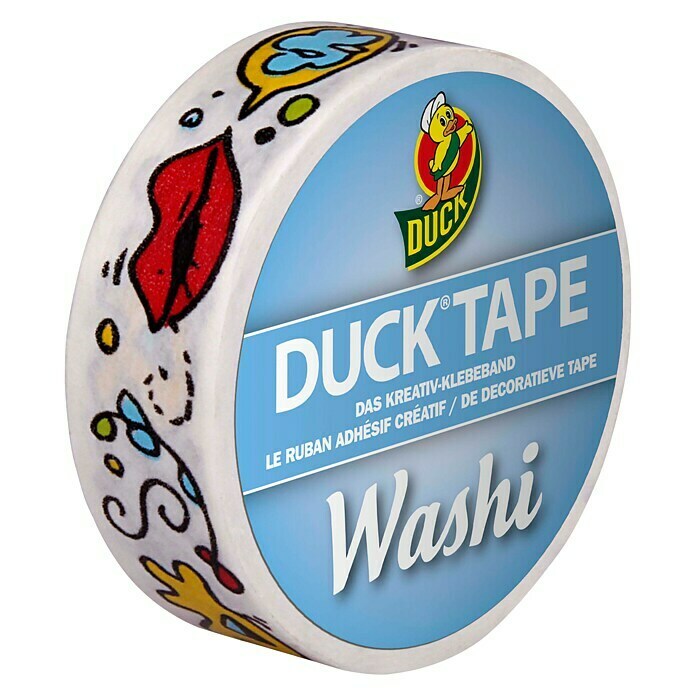 Duck Tape Kreativklebeband WashiPop Art, 10 m x 15 mm Front View