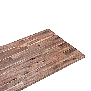 Exclusivholz Massivholzplatte (Akazie, Pigmentiert geölt, 400 x 80 x 3,8 cm)