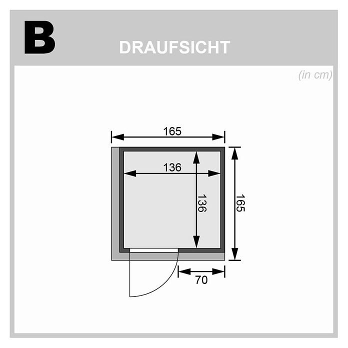 Karibu Systemsauna Norin (Mit Sauna Bio-Ofen 9 kW inkl. Steuerung Easy, Mit Dachkranz und Beleuchtung, Massivholz, 151 x 151 x 198 cm)