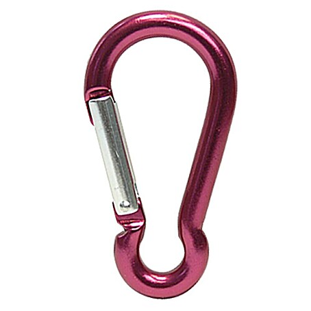 Karabinerhaken (Durchmesser: 5 mm, Länge: 50 mm, Aluminium)