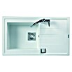Carea Einbauspüle Tango (86 x 50 cm, 1 Becken, CAREAgranit®, Weiß)