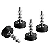 Amortiguador de vibraciones para suelo S60 (Negro, 4 ud.) | BAUHAUS