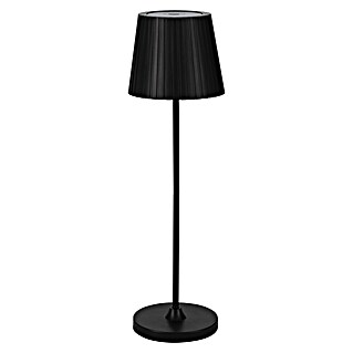 Eglo Lámpara de sobremesa a batería Cabozo (3,8 W, Ø x Al: 11 x 37 cm, Negro, Temperatura del color: 2.400 K - 4.000 K, 300 lm, IP44)