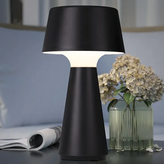 Adaptateur E27 3 Prises Eglo – Transforme Une Douille Simple En Source Lumineuse Triple, Design Noir, 19 Cm De Diamètre