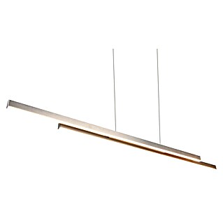 Reality Leuchten Viseća LED svjetiljka Odio (22 W, D x Š x V: 8,5 x 110 x 150 cm, Srebrna, Topla bijela)