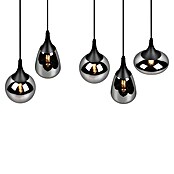 Trio Leuchten Lumina Pendelleuchte (6 Stk., 240 W, L x B x H: 34,5 x 93,8 x 150 cm, Chrom, Schwarz, E14) | BAUHAUS