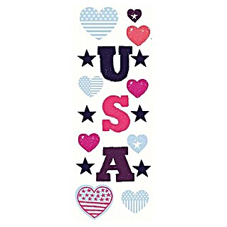 Vinilo de pared American Lover (USA Love, 24 x 68 cm)
