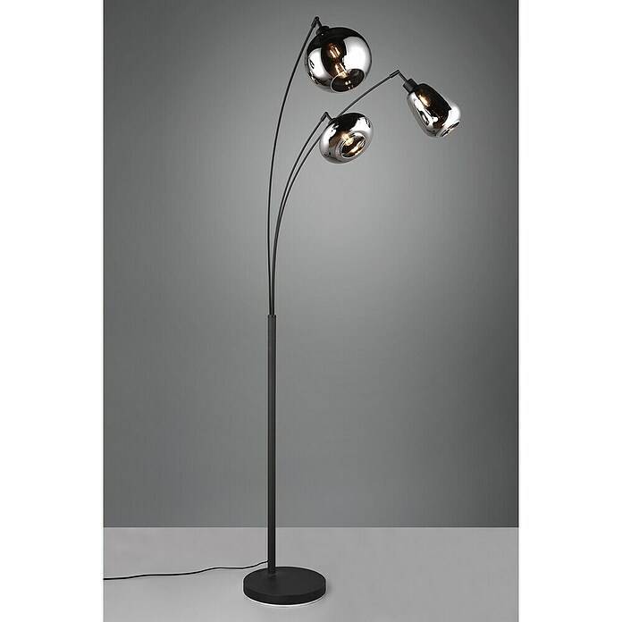 Trio Leuchten Lumina Stehleuchte (30 W, Höhe: 200 cm, Schwarz, Chrom, E14) | BAUHAUS