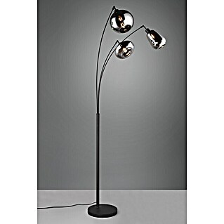 Trio Leuchten Lumina Stehleuchte (30 W, Höhe: 200 cm, Schwarz, Chrom, E14)