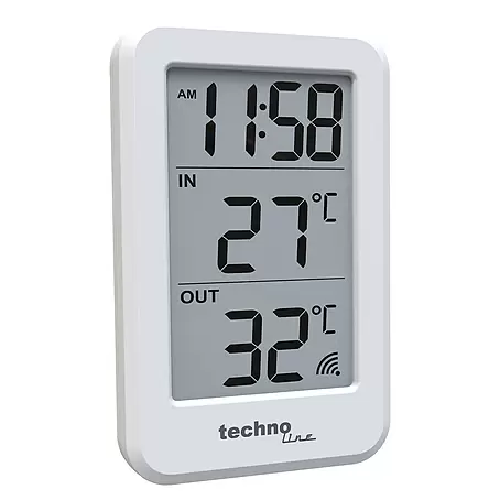 Technoline  Thermometer mit Uhrzeit WS 9172
