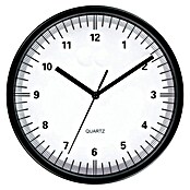 Okrugli zidni sat (Crna, 25 cm)