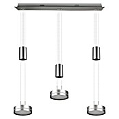 Trio Leuchten Franklin LED-Pendelleuchte (27 W, L x B x H: 14 x 85 x 150 cm, Nickel, Warmweiß) | BAUHAUS