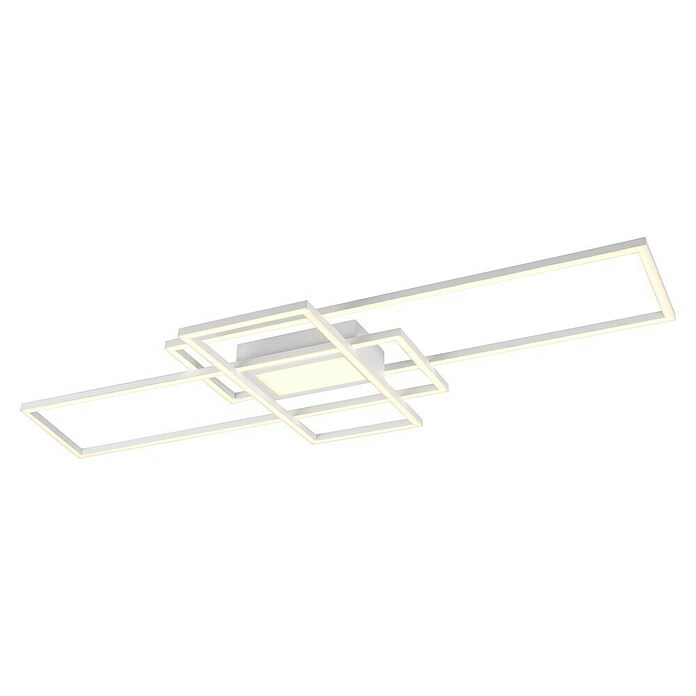 Trio Leuchten LED-Deckenleuchte Irvine (60 W, L x B x H: 42 x 105 x 6,5 cm, Weiß, Mehrfarbig) | BAUHAUS