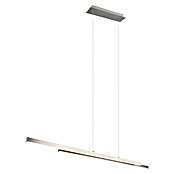 Reality Leuchten LED-Pendelleuchte Odio (22 W, L x B x H: 8,5 x 110 x 150 cm, Nickel, Warmweiß) | BAUHAUS