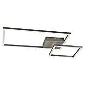 Reality Leuchten LED-Deckenleuchte Padella (25 W, L x B x H: 37 x 63,5 x 7,5 cm, Nickel, Neutralweiß) | BAUHAUS