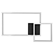 Reality Leuchten LED-Deckenleuchte Padella (25 W, L x B x H: 63,5 x 37 x 7,5 cm, Schwarz, Warmweiß) | BAUHAUS