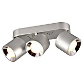 Trio Leuchten Deckenstrahler GUAYANA (30 W, L x B x H: 8,7 x 27,3 x 12 cm, Nickel, GU10, Anzahl Leuchtmittel: 3 Stk.) | BAUHAUS