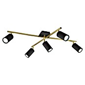 Trio Leuchten Marley Deckenstrahler (175 W, L x B x H: 57,4 x 77,4 x 22,4 cm, Schwarz/Gold, GU10) | BAUHAUS