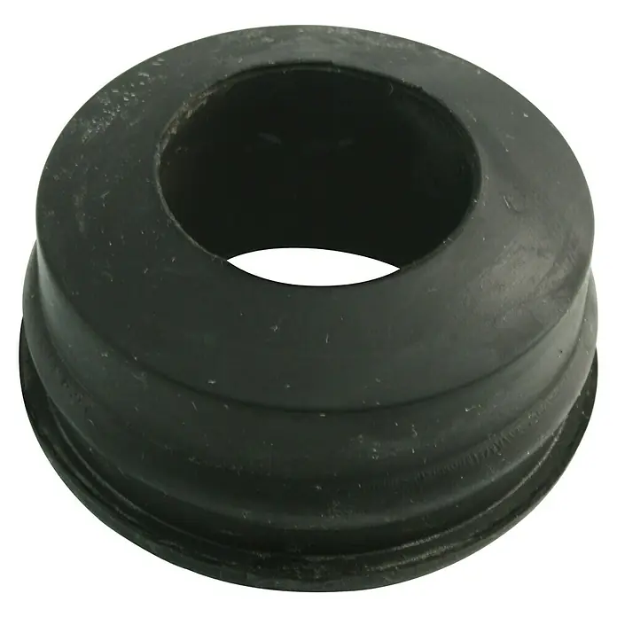 Gumminippel - Nennweite: 50 mm, Nennweite: DN 50 - 1¼ - Schwarze Gummidichtung mit einer Öffnung in der Mitte, die für verschiedene Anwendungen geeignet ist.