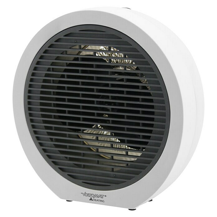 Voltomat HEATING Heizlüfter Globe2.000 W, Grau, 16,8 x 25 x 25 cm Front View