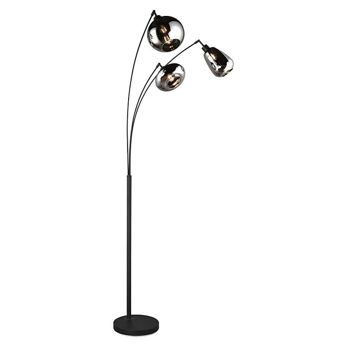 Trio Leuchten Lumina Stehleuchte (30 W, Höhe: 200 cm, Schwarz, Chrom, E14) | BAUHAUS