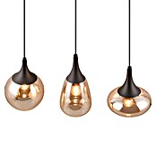 Trio Leuchten Lumina Pendelleuchte (3 Stk., 120 W, L x B x H: 19,5 x 68,8 x 150 cm, Amber, Schwarz, E14) | BAUHAUS