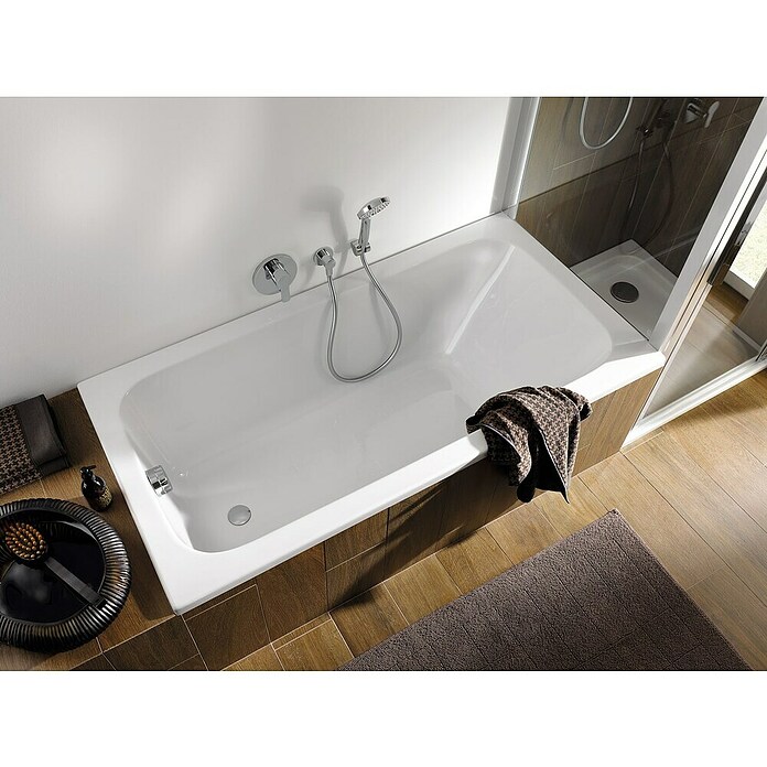 Geberit Renova Plan Badewanne (170 x 75 cm, Sanitäracryl, Weiß) | BAUHAUS