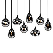 Trio Leuchten Lumina Pendelleuchte (8 Stk., 320 W, L x B x H: 34,5 x 121 x 150 cm, Chrom, Schwarz, E14) | BAUHAUS