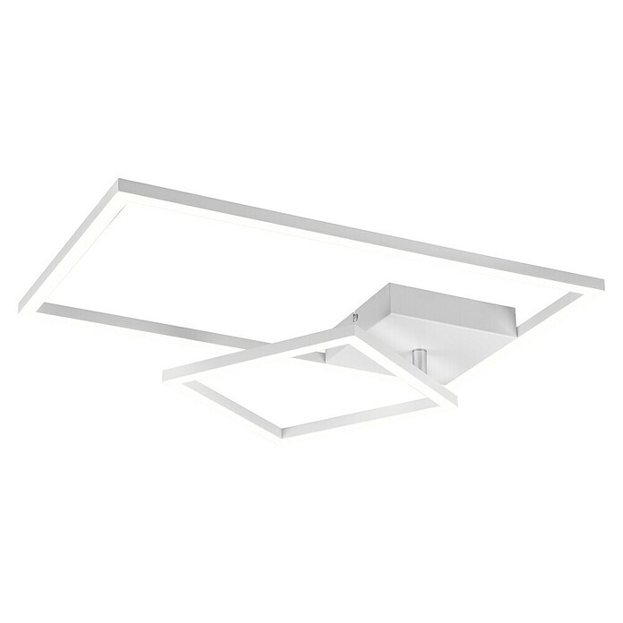 Reality Leuchten LED-Deckenleuchte Padella (25 W, L x B x H: 37 x 63,5 x 7,5 cm, Weiß, Neutralweiß) | BAUHAUS