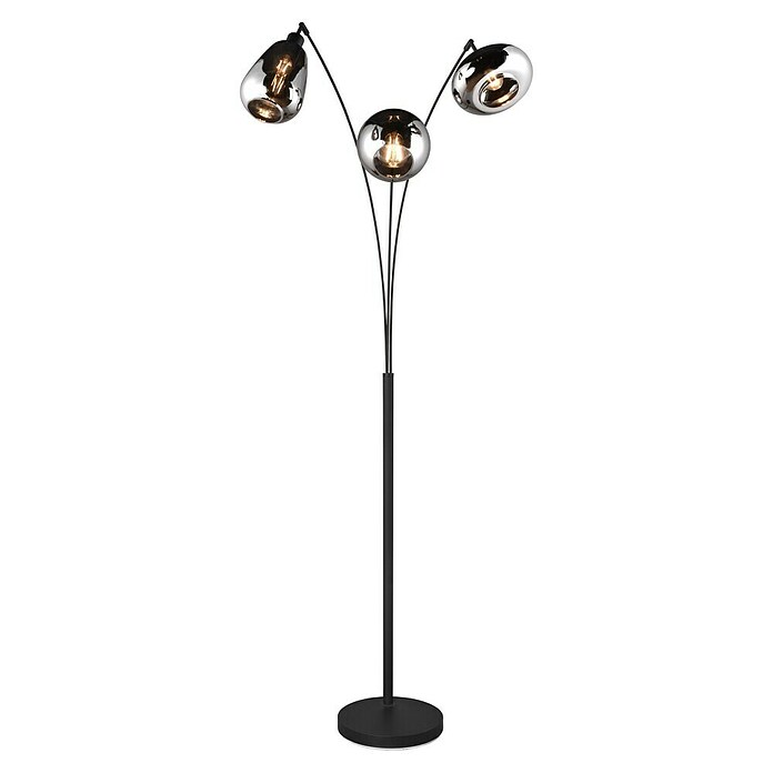 Trio Leuchten Lumina Stehleuchte (30 W, Höhe: 200 cm, Schwarz, Chrom, E14) | BAUHAUS