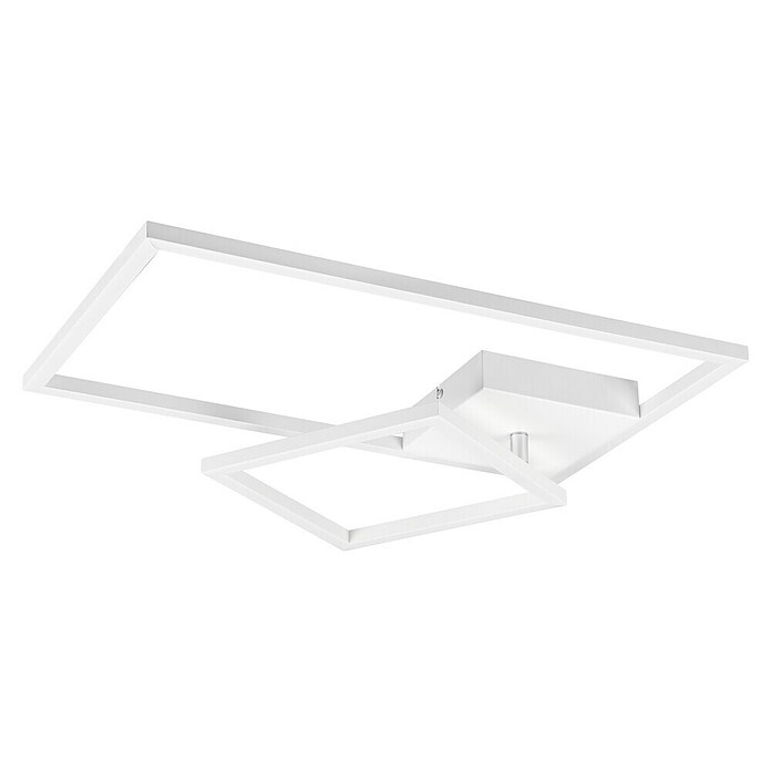 Reality Leuchten LED-Deckenleuchte Padella (25 W, L x B x H: 37 x 63,5 x 7,5 cm, Weiß, Neutralweiß) | BAUHAUS