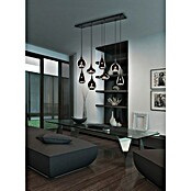 Trio Leuchten Lumina Pendelleuchte (8 Stk., 320 W, L x B x H: 34,5 x 121 x 150 cm, Chrom, Schwarz, E14) | BAUHAUS