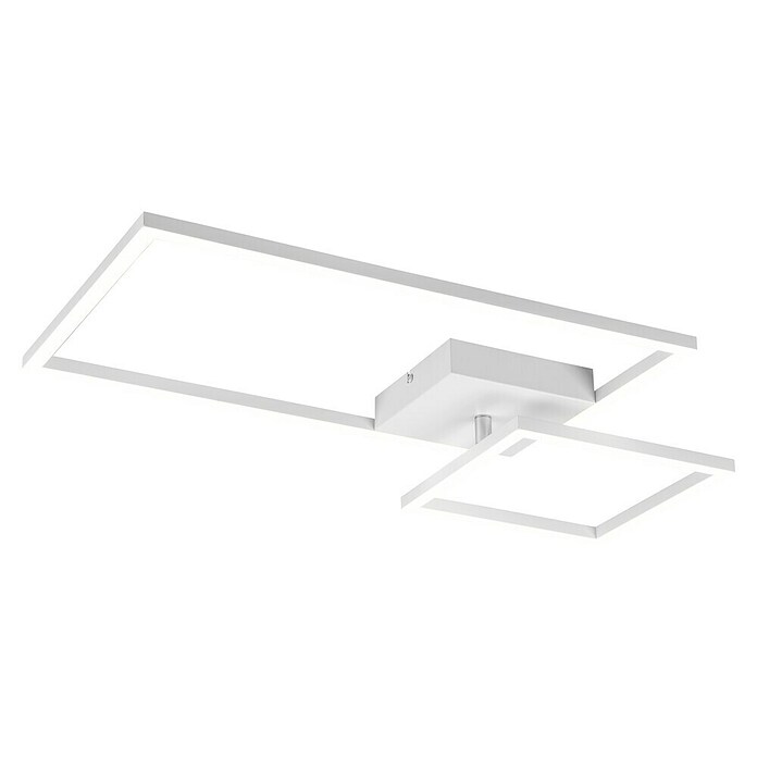 Reality Leuchten LED-Deckenleuchte Padella (25 W, L x B x H: 37 x 63,5 x 7,5 cm, Weiß, Neutralweiß) | BAUHAUS