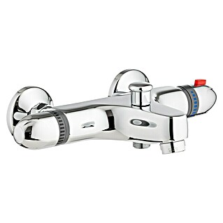 Camargue Calios Grifo termostático de bañera (Cromo, Brillante)