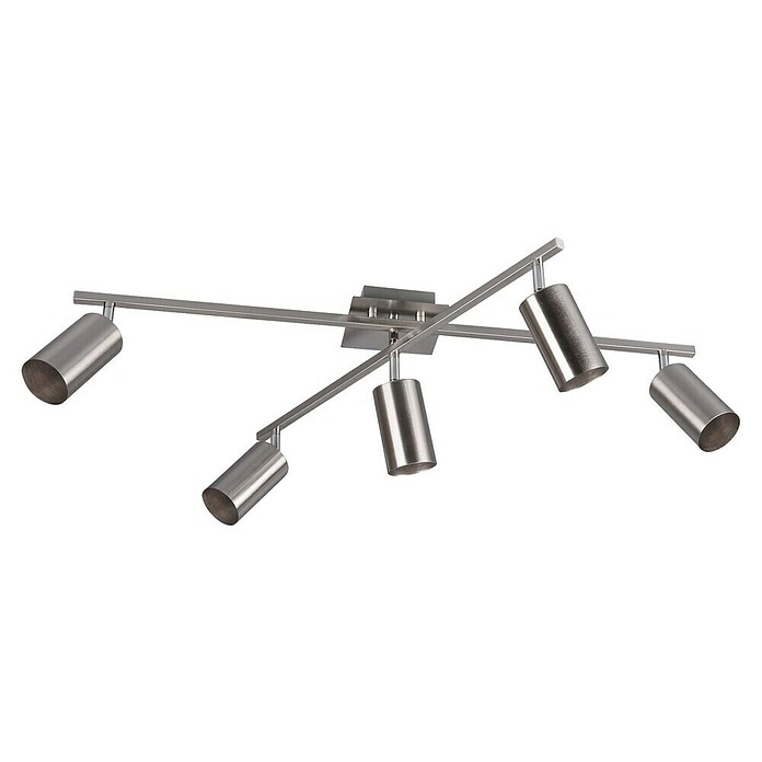 Trio Leuchten Marley Deckenstrahler (175 W, L x B x H: 57,4 x 77,4 x 22,4 cm, Nickel, GU10) | BAUHAUS