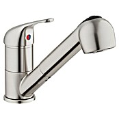 Camargue Spültischarmatur Aragon (Edelstahl, Geschirrbrause herausziehbar, Matt)