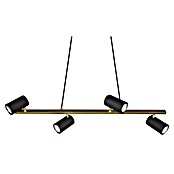 Trio Leuchten Marley Pendelleuchte (140 W, L x B x H: 20 x 80 x 150 cm, Schwarz/Gold, GU10, Anzahl Leuchtmittel: 4 Stk.) | BAUHAUS