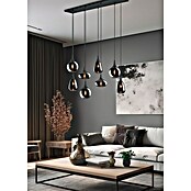 Trio Leuchten Lumina Pendelleuchte (8 Stk., 320 W, L x B x H: 34,5 x 121 x 150 cm, Chrom, Schwarz, E14) | BAUHAUS