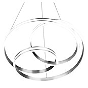 Trio Leuchten Nuria LED-Pendelleuchte rund (60 W, Ø x H: 60 x 150 cm, Nickel, Mehrfarbig) | BAUHAUS