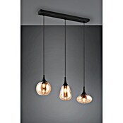 Trio Leuchten Lumina Pendelleuchte (3 Stk., 120 W, L x B x H: 19,5 x 68,8 x 150 cm, Amber, Schwarz, E14) | BAUHAUS