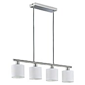 Reality Leuchten Tommy Pendelleuchte (112 W, L x B x H: 12 x 75 x 150 cm, Weiß, Nickel, E14) | BAUHAUS