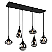 Trio Leuchten Lumina Pendelleuchte (6 Stk., 240 W, L x B x H: 34,5 x 93,8 x 150 cm, Chrom, Schwarz, E14) | BAUHAUS