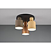 Trio Leuchten Agudo Deckenleuchte (120 W, Ø x H: 30 x 24,5 cm, Schwarz, Natur, E27) | BAUHAUS