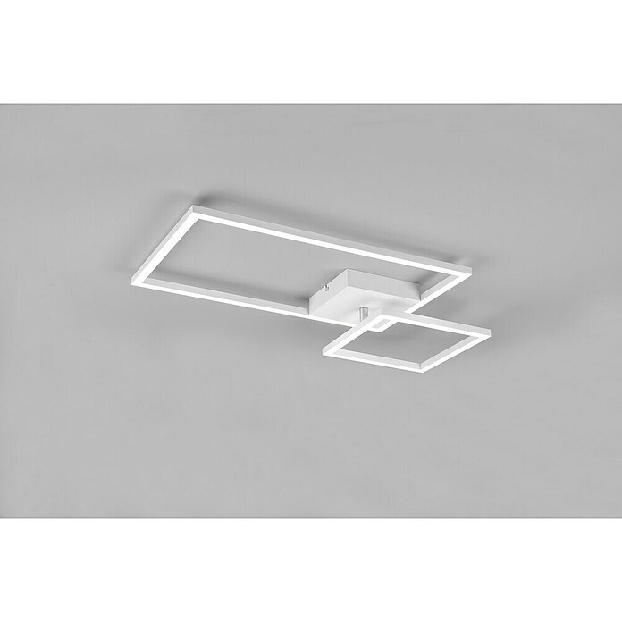 Reality Leuchten LED-Deckenleuchte Padella (25 W, L x B x H: 37 x 63,5 x 7,5 cm, Weiß, Neutralweiß) | BAUHAUS