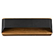 Trio Leuchten LED-Wandleuchte Arino (13 W, L x B x H: 10 x 35 x 12 cm, Schwarz/Holz, Warmweiß) | BAUHAUS